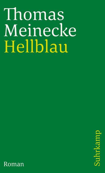 »Disco, House und Techno DJs haben mein Schreiben so sehr beflügelt, wie die Beat Generation durch das beseelt dekonstruktive Altsaxophonspiel Charlie Parkers beeinflußt wurde«, sagt Thomas Meinecke und legt mit Hellblau »etwas ganz Besonderes« vor, »eine Art Roman von Deutschlands bestem Popphilosophen« (Cosmopolitan), einen Roman von »verführerischem Sound«, der um die Konstruktion ethnischer Identität kreiselt. Was ist ein Europäer, Afrikaner, Amerikaner, der jüdische Mann? Welche Folge hat der transatlantische Sklavenhandel für die heutige Technomusik? Wovon erzählt Techno? Und wie politisch ist das? Inwiefern kann die Sängerin Dana International als ehemaliger Junge den Staat Israel beim Grand Prix de la Chanson repräsentieren? Und welche Farbe hat eigentlich Mariah Carey? Tillmann und seine Freundinnen Cordula und Yolanda tauschen E-Mails, Faxe, Platten und Bücher aus und treiben den Diskurs voran: Pop goes politics.