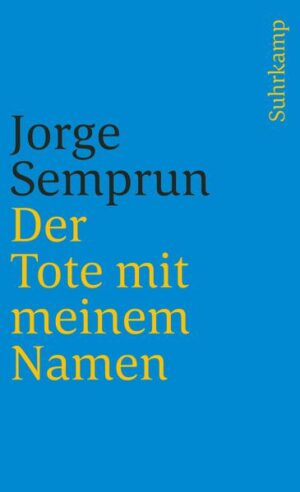 Jorge Semprun, der am 10. Dezember seinen 80. Geburtstag feierte, haben die gesellschaftlich-politischen Verhältnisse des 20. Jahrhunderts sein Thema eingeprägt: Zeugnis abzulegen von seinem Leben und überleben im Konzentrationslager. In seinem Buch Der Tote mit meinem Namen, das jetzt als Taschenbuch erscheint, erinnert sich Semprun an ein Ereignis im Winter 1944 in Buchenwald, in dem er „Glück“ hatte - das „Glück“, die Identität eines Sterbenden annehmen zu können.