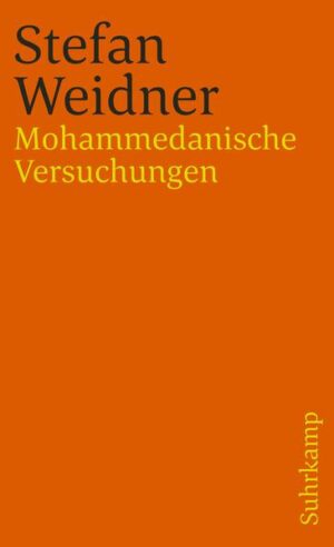 Die Faszination durch Fremde, Abenteuer und Entfernung treibt den siebzehnjährigen Stefan Weidner 1985 durch Europa und Nordafrika bis in die algerische Wüste. In Tunis wird er einer ersten Versuchung ausgesetzt. Er überschlägt sein knappes Budget und kauft nach optimistischen Berechnungen seiner Reisekosten eine kostspielige arabisch-französische Koran-Ausgabe. Das Buch soll ihm helfen, sich in die Mysterien der muslimischen Welt einzufinden. Doch kann ein Nichtgläubiger überhaupt das notwendige Verständnis aufbringen, um das strenge Regelwerk des Koran zu verstehen? Auf seinen späteren Reisen quer durch die arabisch-islamische Welt versucht Weidner, mittlerweile studierter Arabist, das Unverständliche zu fassen, den Blick für das »morgenländisch« andere zu öffnen. Changierend zwischen Erzählung, Reisebericht und Essay, läßt Stefan Weidner in seinem spannenden Entwicklungs- und Bewußtseinsroman den Leser teilhaben an einer Begegnung mit dem Islam, die begleitet ist von Widerspruch und Verstörung. Nicht nur der Erzähler, auch die Muslime, denen er begegnet, sind immer wieder Versuchungen ausgesetzt, fundamentalistischen einerseits, westlichen andererseits.