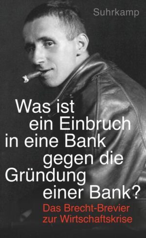 Sieben Jahre Wirtschaftskrise. Sieben Jahre Beruhigungsrhetorik und Durchhalteparolen aus Politik, Wissenschaft und Wirtschaft. Höchste Zeit für einen neuen Blick auf die Erschütterungen, die Banken und Börsen, Währungen und Gesellschaften seit 2008 an den Rand des Abgrunds drängen. »Was ist ein Einbruch in eine Bank gegen die Gründung einer Bank?« zeigt, dass Bertolt Brechts Werk einen solchen Blick auf die Wirtschaftskrise bereithält. In sechs Lektionen versammelt das Brevier literarische, aphoristische und publizistische Texte Brechts, die - obgleich vor mehr als einem halben Jahrhundert entstanden - wie Analysen und Kommentare zu den ökonomischen Turbulenzen der Gegenwart erscheinen.