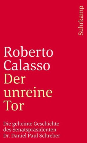 Roberto Calasso transponiert Schrebers berühmte »Denkwürdigkeiten eines Nervenkranken« (1903), deren Wahnsystem über alle Erklärungsversuche seit Freud hinweg seine Faszination behalten hat, in einen Roman, in dem Mythos und Ironie untrennbar verschmelzen - um Schrebers geheime Geschichte ans Licht zu bringen.