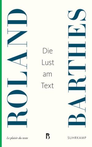 Le Plaisir du texte brachte 1973 die Grundpfeiler der französischen Theorienlandschaft zum Einsturz und löste rund um den Erdball viele Nachbeben von derselben Stärke aus. Zu diesem Zeitpunkt galt Roland Barthes als Mitbegründer der strukturalistischen Analyse von Gesellschaft wie Kultur: In seinem bekanntesten Werk aus dieser Periode, Mythen des Alltags, wurden die den Franzosen liebsten Gewohnheiten auf ihre objektive Zeichenstruktur zurückgeführt, in S/Z, der Interpretation eines Balzac’schen Textes, fanden jeder Satz wie Absatz seine Zuordnung zu einem Erzählmodell. Kurz: Bei Barthes dominierte in seinen frühen Werken die Lust an der Analyse. Die Betonung, ja Dominanz der Lust (in all ihren Varianten) im Umgang mit Literatur und Gesellschaft gleichermaßen, wie sie sich plötzlich in Die Lust am Text zeigte, begründete Roland Barthes lapidar: »Der Platz der Lust in einer Texttheorie ist jedoch nicht sicher. Es kommt einfach der Tag, wo man das dringende Bedürfnis hat, die Theorie ein wenig auseinanderzuschrauben …« Eine solche Öffnung machte die Hinwendung zu einer Philosophie des Sinnes, der Sinnlichkeit bei Barthes unumgänglich - wie bei den meisten Zeitgenossen. Und in seinem Fall brachte sie weitere Ereignisse mit sich: die Publikation von Fragmente einer Sprache der Liebe - und die Liebeserklärung an seine Mutter in Die helle Kammer.