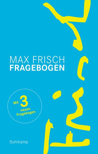 Max Frischs legendäre Sammlung von elf Fragebogen zu existentiellen Themen wie Freundschaft, Ehe, Heimat oder Humor wird hier in einer erweiterten Fassung vorgelegt: Hinzu kommen drei neu entdeckte und bislang unpublizierte Fragebogen aus dem Nachlass von Max Frisch zu Technik, Alkohol und Moral. Auch diese ebenso erhellenden wie amüsanten Fragebogen laden durch die Intensität der Fragestellungen dazu ein, über sich selbst nachzudenken und mit anderen ins Gespräch zu kommen.