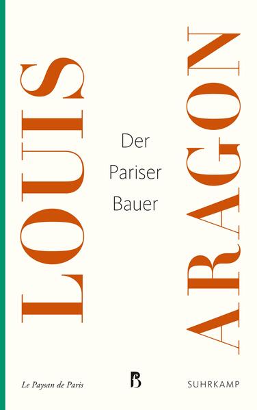 Der Pariser Bauer aus dem Jahr 1926 ist ein Hauptwerk des französischen Surrealismus und bedeutet einen kühnen Bruch mit den erzählerischen Konventionen seiner Zeit. Die drei Teile des Romans stehen in einem losen Zusammenhang. Im ersten Teil beobachtet Aragon aus seiner Wohnung an der Pariser Passage de l’Opéra das Treiben der Menschen, die Geschäftigkeit um die Passage. Was er sieht, schildert er mit abgeklärter Nüchternheit - dabei schlagen die Wirklichkeitsmarkierungen der Szenerie im Moment seines Hinblickens immer wieder ins Surreale um. Der zweite Teil beschreibt einen nächtlichen Spaziergang mit Marcel Noll und André Breton. Nicht das Stadtzentrum, sondern die Natur steht nun im Vordergrund, wenn Aragon und seine Begleiter durch Parks im Norden von Paris laufen. Der dritte Teil, der »Traum des Bauern«, besteht aus Gedanken, Überlegungen und erzählerischen Passagen poetologischen und metaphysischen Inhalts. Der Pariser Bauer betreibt ein virtuoses ästhetisches Spiel mit dem Prinzip des Zufalls. Und er zeichnet sich durch seine Montagetechnik aus. So bindet Aragon Ausschnitte aus Zeitungen und Magazinen, Inschriften, Reklamen und Schilder in seinen Text ein, wie um das Erzählte in der Wirklichkeit zu verankern und zu beglaubigen.