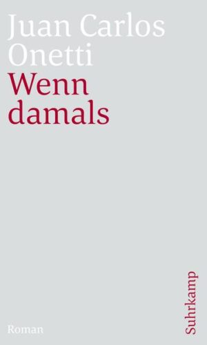 Aus dem zynischen Gerede von Kneipengängern und Bordellbesuchern löst sich in Wenn damals die geheimnisvolle Gestalt einer Frau, Magda. Damals im Eldorado, dem besten Tanzpuff von Buenos Aires, umschwärmten die Männer sie und ihren reichen Hauptmann. Nun sitzt Lamas, der heruntergekommene Journalist und traurige Spieler, der haltlos in Magda verliebt war, in einer deutschen Bierstube in Lavanda und erzählt einem Freund unter dem Klirren von Krügen Magdas Geschichte. Es ist der ruppigsehnende Tonfall des Tangos, der diesen gelöstesten Roman Onettis prägt.