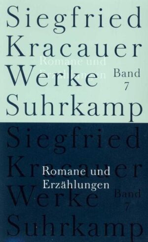 Mit den beiden autobiographisch geprägten Romanen Ginster und Georg enthält dieser Band der Werkausgabe zwei grundlegende Prosawerke der Moderne. Zusätzlich zu diesen beiden Romanen enthält der Band vier unbekannte Erzählungen Kracauers: die bereits 1907 verfaßte Erzählung Das Fest im Frühling, die 1913 entstandene, ebenfalls aus dem Nachlaß edierte Novelle Die Gnade, die motivisch in verschiedener Weise auf Ginster vorausweist, die 1926 veröffentlichte Erzählung Der Gast, die das für Kracauer grundlegende Thema des Fremden variiert, sowie den als Ich-Erzählung verfaßten Prosatext Die kleine Stadt, der eine Vorstufe zu einem Kapitel des Ginster darstellt. Alle Texte sind für den Band, der mit einer editorischen Notiz und Nachbemerkung versehen ist, unter Rückgriff auf die Manuskripte durchgesehen und annotiert worden.