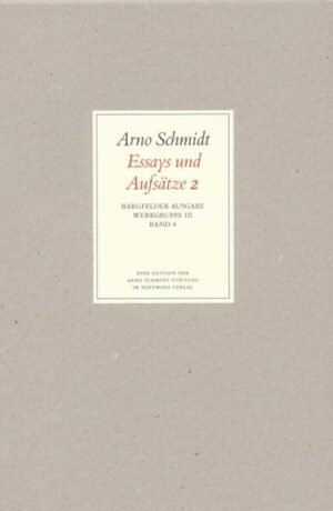 Als Arno Schmidt im Februar 1955 von dem Verriß seiner Erzählung Seelandschaft mit Pocahontas in der FAZ hörte, beschloß er laut Tagebuch seiner Frau, »nichts gutes mehr zu schreiben, nie mehr, es sei denn ein Verleger böte ihm viel Geld - man mache sich ja kaputt für nichts dabei. Da habe Kreuder recht. Jetzt wirds mal mit Artikeln versucht, würde auch ein saures Brot, aber längst nicht so anstrengend.« Noch am selben Tag nahm er die Produktion von Zeitungsbeiträgen und Kurzgeschichten auf. Mit einer großen Zahl von Artikeln, die Schmidt an Zeitungen im ganzen Bundesgebiet versandte, gelang es ihm bis weit in die sechziger Jahre hinein, einen großen Teil seines Lebensunterhalts zu bestreiten. Es entstanden essayi-stische Stücke über die Rolle des Dichters in Gesellschaft und Politik, über die Kollegen früherer Jahrhunderte von Fouqué und Fontane bis zu Moritz, May, Poe und Joyce, aber auch Rezensionen und Bildbeschreibungen zu Arbeiten seines Malerfreundes Eberhard Schlotter. Stehen die meisten Arbeiten in Zusammenhang mit der dichterischen Produktion Schmidts, sind vor allem die poetologisch bedeutsamen Texte, »Berechnungen« überschrieben, hervorzuheben, in denen Schmidt seinen Realismus-begriff und die formalen Grundsätze seiner Dichtung entwickelt.