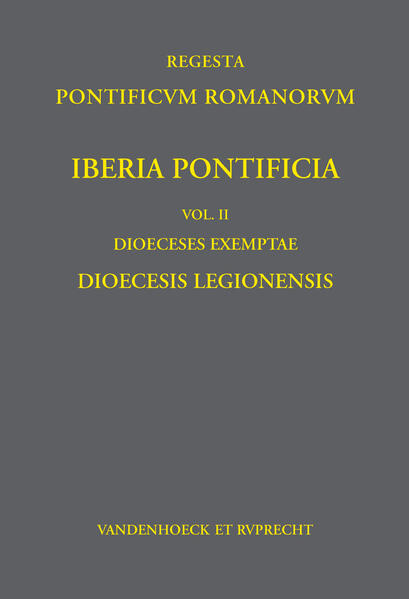 Iberia Pontificia Vol. II: Dioeceses Exemptae | Bundesamt für magische Wesen