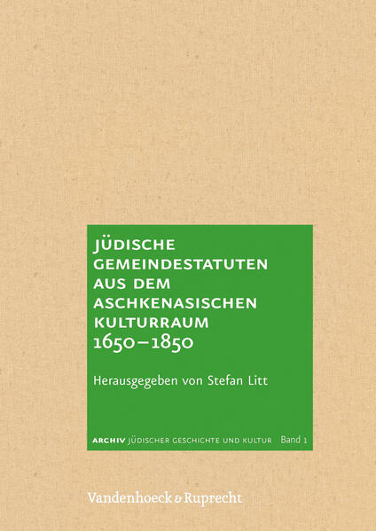 Jüdische Gemeindestatuten aus dem aschkenasischen Kulturraum 16501850 | Bundesamt für magische Wesen