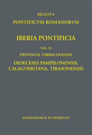 Iberia Pontificia. Vol. VI | Frank Engel, Thomas Czerner, Daniel Berger