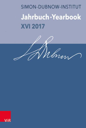 Jahrbuch des Dubnow-Instituts: Dubnow Institute Yearbook XVI/2017 | Bundesamt für magische Wesen