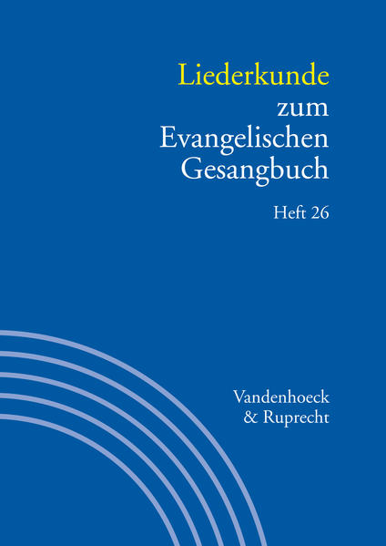 Die Liederkunde bietet hymnologisch und theologisch fundierte Kommentare zu Text und Musik von verschiedenen Liedern aus dem Evangelischen Gesangbuch. In Heft 26 werden diese Lieder aus dem Evangelischen Gesangbuch kommentiert EG 194 O Gott, du höchster Gnadenhort EG 204 Herr Christ, dein bin ich eigen EG 212 Voller Freude über dieses Wunder EG 365 Von Gott will ich nicht lassen EG 367 Herr, wie du willst, so schick’s mit mir EG 373 Jesu, hilf siegen EG 384 Lasset uns mit Jesus ziehen EG 386 Eins ist not! Ach Herr, dies eine EG 389 Ein reines Herz, Herr, schaff in mir EG 411 Gott, weil er groß ist EG 415 Liebe, du ans Kreuz für uns erhöhte EG 417 Lass die Wurzel unsers Handelns Liebe sein EG 435 Dona nobis pacem EG 441 Du höchstes Licht, du ewger Schein EG 458 Wir danken Gott für seine Gaben EG 459 Die Sonn hoch an dem Himmel steht EG 463 Alle guten Gaben EG 478 Nun sich der Tag geendet hat EG 485 Du Schöpfer aller Wesen EG 494 In Gottes Namen fang ich an EG 522 Wenn mein Stündlein vorhanden ist EG 526 Jesus, meine Zuversicht