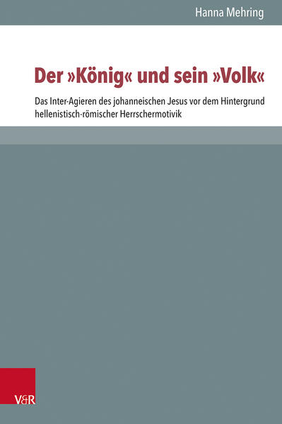 Hanna Mehring erforscht die Königsmotivik im Johannesevangelium und untersucht ihre Funktion im Gesamtkontext der johanneischen Jesus-Vita. Sie geht der Frage nach, ob und wie Jesus als idealer König literarisch inszeniert wird. An den zentralen Achsenstellen des Evangeliums wird Jesus als König bekannt: in Joh 1,35-51 durch den (späteren) Schüler Nathanael, in 6,1-21 durch das Volk nach der wunderbaren Brotvermehrung, in 12,12-19 beim Einzug Jesu nach Jerusalem und in 18,18-19,16 im Rahmen des Verhörs durch den römischen Statthalter Pilatus. Das Novum besteht darin, die differenzierte Erfassung der Christologie im Johannesevangelium mittels der motivgeschichtlichen Ausrichtung auf das hellenistisch-römische Herrscherideal als Vergleichspunkt für den König Jesus zu leisten. Mehrings Werk ist daher als ein Beitrag zur Erschließung der christologischen Konzeption des Johannesevangeliums einzuordnen. Das Auftreten des idealen hellenistischen Königs Jesus im narrativen Verlauf der johanneischen Jesus-Vita kann-so Mehring-zudem im Zusammenhang mit dem sich dort spiegelnden Konflikt der Jesus-Gruppe mit „den Juden“ gelesen und auf seine Wirkungsabsicht hin befragt werden.