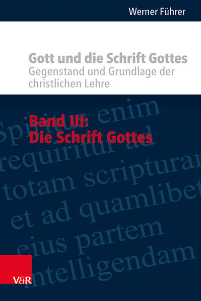 Die Heilige Schrift gäbe es nicht, wenn sich der dreimal heilige Gott nicht offenbart hätte. Aber er hat „vorzeiten vielfach und auf vielerlei Weise zu den Vätern geredet“ (Hebr 1,1) und in den „letzten Tagen zu uns durch den Sohn“ (1,2). Dieses Reden Gottes ist die Voraussetzung und der Grund für die Verschriftung. In der Worthaftigkeit der Offenbarung Gottes liegt die Notwendigkeit ihrer Verschriftung begründet. Die Heilige Schrift ist nach und nach entstanden. Der Entstehungsprozess hat die Bildung des Kanons des Alten und Neuen Testaments nach sich gezogen. Das Spezifikum der Schrift Gottes ist, dass Gott nicht nur ihr Objekt, sondern auch das Subjekt des Wortes der Schrift ist, durch das er in der Kraft seines Geistes hier und heute redet, wo und wann es ihm gefällt. Dadurch unterscheidet sich die Schrift prinzipiell von anderen Schriften. In der Reformation ist es zur Vertiefung des Schriftverständnisses gekommen. Dadurch ist das überkommene Schriftverständnis in die Krisis geführt worden, vor allem aber sind davon Impulse ausgegangen, die bis heute nachwirken. Zu denken ist an die Selbstauslegung der Schrift sowie an die Klarheit der Schrift, durch die Theologie und Kirche zur Lehre ermächtigt werden. Dazu gehören hermeneutische Grundentscheidungen, die noch heute Bestand haben.