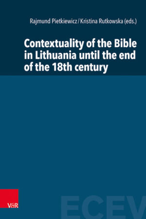 The collective book by Lithuanian researchers presents research conducted in Lithuania on the historical and socio-cultural contexts of the Bible and the ways in which it functioned in Lithuanian writing from its beginning to the 18th century. The ways of religious communication, the dissemination of religious and social ideas in the works of theologians, the functioning of biblical texts and the ways of their transmission are shown. The articles review the problems of translating the Bible into Lithuanian and Slavic languages, consider the influence of other languages and cultures on the formation of the Lithuanian language in its early development, and address issues of editing and publishing religious writings.