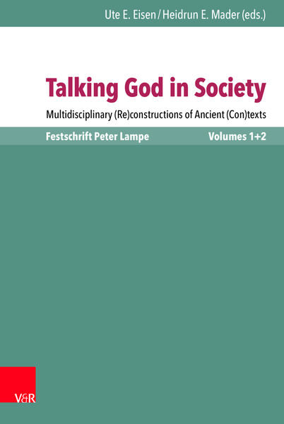Peter Lampe’s work has covered a wide range of fields, the common denominator being his interest in contextualizing belief systems. Mirroring his multifaced work, the authors pursue his interest from different interdisciplinary angles, addressing the interdependence between religious expressions and their situations or contexts. The application of theoretical models to texts examples flanks the inspiring theoretical-epistemological and methodological-reflections. Studies in socio-economic and political history adjoin archaeological, epigraphic, papyrological and iconographic investigations. (Social-)psychological interpretations of texts complement rhetorical analyses. The hermeneutical reception of biblical materials in, for example, the Koran and Christian Chinese or Orthodox contexts, as well as in religious education and homiletics, rounds off the volumes.