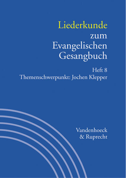 Kommentare u. a. zu den Liedern EG 239 Freuet euch im Herren allewege EG 482 Der Mond ist aufgegangen EG 486 Ich liege, Herr, in deiner Hut EG 534 Herr, lehre uns, dass wir sterben müssen