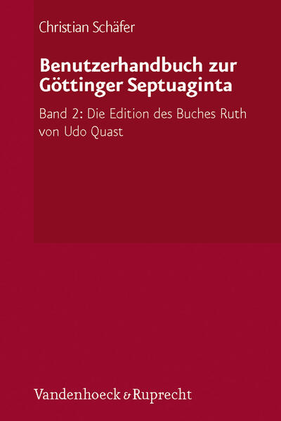 These user manuals make it easier for readers to use the editio critica maior of the Septuagint -a standard work unique in its kind- in an efficient way. They serve both as an introduction for beginners who use the Göttingen editions for the first time and as a tool designed for specialists to allow them to improve their work on this text. The complexity of the apparatus to the Göttingen Septuagint has longtime made readers wish for a higher level of ‘user friendliness’. Both volumes of the Benutzerhandbuch zur Göttinger Septuaginta fulfill this need. Now students, teachers and scholars in the fields of Old Testament and neighbouring disciplines are given the opportunity to work more efficiently with the editions of the Pentateuch and Ruth. The volumes provide a complete overview of the principles and apparatus employed in these editions as well as detailed information on the textual history of the Septuagint and its witnesses.