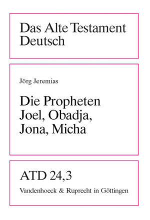 The leading scholar of the Old Testament Jörg Jeremias discusses the books Joel, Obadiah, Jonah and Micah. Jeremias analysis of the translation enables to connect sections of texts. He gives ideas for academic works but also for an in depth preparation of sermons. The reader gets a better understanding of the pericope and its intercultural connection through the depiction of each book.Jeremias deals mainly with the book Micah that due to the prophecy of the Messia in 5,1 looks back on a long history of interpretation.