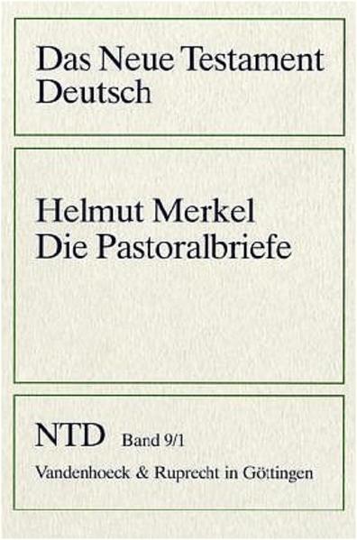 Die zwei Briefe an Timotheus und der Brief an Titus werden unter dem Begriff Pastoralbriefe zusammengefasst. Helmut Merkel kommentiert diese drei Briefe. Dies ist die 13. Auflage (1. Auflage dieser Bearbeitung).