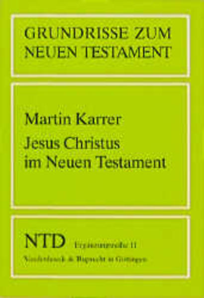 Who is Jesus Christ? This question has long been the subject of great discussion. Even the New Testament presents more questions than it does answers. How God acts in and through Jesus put the early Christians on a path that tested them and caused them to deal with a number of major themes. This story-inasmuch as it has been preserved-begins with Easter: The resurrection causes us to pause and to rethink: The death of Jesus needs some sort of explanation. The earthly life of Jesus puts him in a special relationship with God and makes great demands on the congregation of his followers. Everything is for the good of mankind. Redemptive (soteriological) and personal Christology are thus completely intertwined.This volume, the first comprehensive look at this issue in German since Cullmann (1957), makes the attempt to trace this development. The resurrection and death of Christ as well as his earthly mission determine its structure. The Christological predicates come to life in this context.The discussions surrounding the earthly life of Jesus, which have been such a major theme of our time, enrich the discussion of the life of Christ. The core themes of the authors and the books of the New Testament are presented such that one need not read this volume in any order. The links to noncanonical and postcanonical literature are also illuminated, and the newest sources are considered in depth. Also contained are introductions to the state of the art and the wealth of existing thoughts on this subject. They shape the character of this study and serve as a bridge to modern theology.