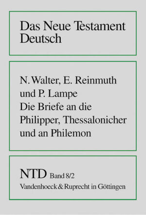 Unter den Briefen des Apostels Paulus ist der an die Gemeinde in Philippi der einzige, der nicht durch Anfragen oder gar Missstände in der Gemeinde veranlasst ist. So kann Paulus, obwohl er sich in Haft befindet, relativ entspannt über Themen schreiben, die ihm selbst am Herzen liegen, die aber natürlich für die Gemeinde wichtig sind. Der Brief ist von der Freude über das Leben mit Christus, aber auch vom Ernst des Leiden-Müssens für ihn und von der Mahnung, sich in der Orientierung auf ihn nicht beirren zu lassen, bestimmt. Die Auslegung möchte die geschichtlichen Zusammenhänge und die theologischen Themen des Briefes auch Nicht-Fachleuten erschließen. Der erste Thessalonicherbrief wird als ältester Paulusbrief, der zweite Thessalonicherbrief als pseudepigraphes Schreiben, das auf den ersten Brief Bezug nimmt, behandelt. Das Hauptinteresse der Kommentierung liegt auf einer möglichst klaren Darstellung des Sachgehalts der Texte, ihrer Voraussetzungen, argumentativen Struktur und Zielsetzung. In einem Exkurs zur neutestamentlichen Pseudepigraphie wird versucht, das Verständnis dieses neutestamentlichen Phänomens unter Berücksichtigung der frühjüdischen Literatur mit neuen Einsichten zu bereichern. Vor dem Hintergrund antiker Rechtstexte werden Anlass und Situation des Philemonbriefes neu analysiert. Der Brief vermittelt in einem Streitfall, aber es geht nicht auch noch um Sklavenflucht. Das erleichtert das Verständnis dieses Schreibens, das wertvolle Einsichten über die rechte Art urchristlichen Zusammenlebens, über die urchristliche Stellung zur Sklaverei, aber auch über Paulus’ Umgang mit seinem Apostolat vermittelt. So kommt der Seelsorger Paulus in den Blick, aber auch seine rhetorische Kunst, die sich auch psychologisch erläutern lässt, ohne dass dadurch der theologischen Dimension etwas genommen würde.