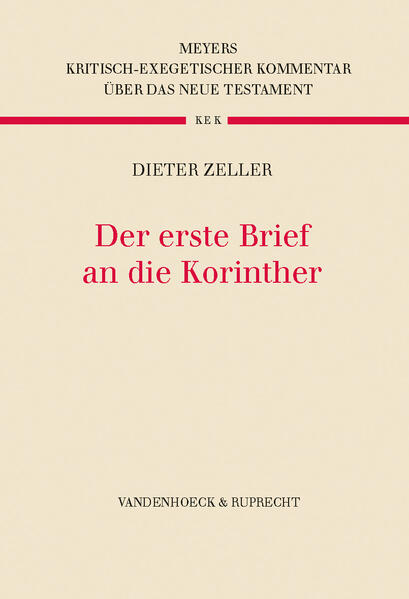 Der Schwerpunkt, den Dieter Zeller für seine Kommentierung des 1. Korintherbriefs wählt, ist die religionsgeschichtliche Erhellung des Textes. Die traditions- und motivgeschichtliche Spurensuche verbindet er mit dem Nachvollzug der paulinischen Argumentation, der seine theologischen Akzente deutlich machen soll. Zeller hütet sich vor der Tendenz deutscher Kommentatoren des ausgehenden 20. Jahrhunderts, in Korinth eine Einheitsfront zu rekonstruieren. Er macht verschiedene Faktoren für die dortige Problemlage verantwortlich. Seine Auslegung ist getragen von Respekt für die Tradition, angefangen bei den Vätern, schlägt aber auch hier und da neue Lösungen vor. Manchmal stellt er auch nur alternative Lesarten einander gegenüber und arbeitet die jeweiligen Gründe heraus. Zellers Sprache ist bei aller gebotenen Knappheit des Kommentars um Verständlichkeit bemüht.