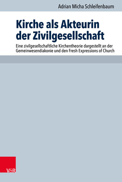 Wo Kirche und Zivilgesellschaft miteinander kooperieren, verändert sich die Kirche auf organisationaler, institutioneller, interaktionaler und inszenatorischer Ebene. Diese Veränderungen werden im Gespräch mit den Gesellschaftstheorien von Zygmunt Bauman und Ulrich Beck, aktuellen Konzeptionen zur Zivilgesellschaft und der Kirchentheorie dargestellt, eingeordnet und analysiert. Gleichzeitig können auch Sozialräume verändert werden, wenn sich Kirche und andere zivilgesellschaftliche Akteure gemeinsam auf ihre Nachbarschaft zubewegen. Das zeigt sich eindrucksvoll an der Gemeinwesendiakonie und den Fresh Expressions of Church. Sie werden unter den zuvor erarbeiteten Gesichtspunkten als herausragende Beispiele einer zivilgesellschaftlich orientierten Kirche untersucht.