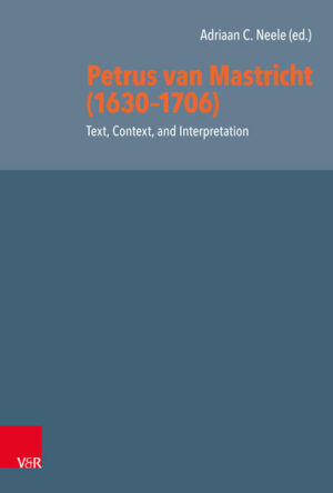 Petrus van Mastricht (1630-1706): Text, Context, and Interpretation »is not just a statement of the state of the art on Mastricht studies. It also points the way forward for further exploration of Mastricht's thought and the history of Reformed Orthodoxy in general« from the Preface by Carl R. Trueman.This volume presents collected essays from scholars around the world on various aspects of Petrus van Mastricht (1630-1706) theology, philosophy, and reception in the context of the challenges of orthodoxy in his day. This book, then, locates Mastricht's ideas in the context of the theological and philosophical currents of his day. The pre-Revolutionary status of theology and philosophy in the wake of the Enlightenment had many of the same problems we see in theology today as relating to the use and appropriation of classical theology in a 21st-century context. Ideas about the necessity of classical primary sources of Christianity in sustaining Reformed theology are once again becoming important, and Mastricht has many insights in this area. The last thirty years have witnessed a remarkable revolution in the study of Reformed Orthodoxy, that broad movement of theological consolidation which took place in the two centuries between the early breakthroughs of the Reformation and the reorganization of intellectual disciplines within the university world heralded by the arrival of the various intellectual and cultural developments known collectively as the Enlightenment. The old models which tended to prioritize one or two figures in the Reformation. In place of this older scholarship, we now have a growing number of studies which seek to place Reformed thinkers of the period in a much wider context. One of the results of this is that serious scholarly attention is now being directed at figures who were previously neglected, such as Petrus van Mastricht, a German-Dutch theologian, who has emerged as significant voices in shaping the Christianity of his day. He was the author of a major system of divinity. This work is in the process of being translated into English (two volumes are available at the time of writing). Mastricht is also the subject of a growing body of literature in English, of which this volume is a fine example. The essays contained in book work represent precisely the range of scholarly interests that the new approach to Reformed Orthodoxy has come to embody. Dealing specifically with the areas of theology, philosophy, and reception, this book points toward three critical areas of study.