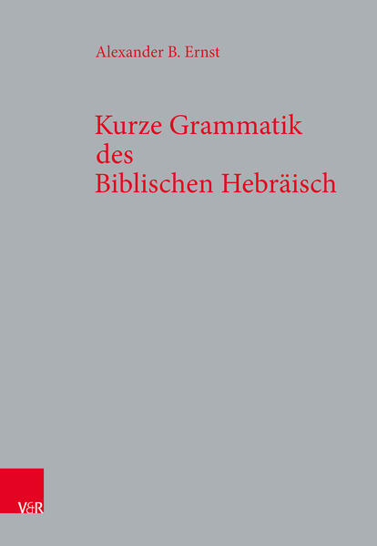 Diese kurze Grammatik führt systematisch in die Schrift- und Lautlehre sowie die Formen- und Satzlehre des Biblischen Hebräisch ein. Zahlreiche Schautafeln und Paradigmen erschließen die hebräische Sprache des Alten Testaments übersichtlich. Merksätze helfen, auch das scheinbar Komplizierte zu verstehen und zu behalten. Die Grammatik will als Referenzgrammatik und Nachschlagewerk beim Hebräischstudium an Schule oder Hochschule dienen, ebenso bei der Repetition und Erarbeitung hebräischer Texte.