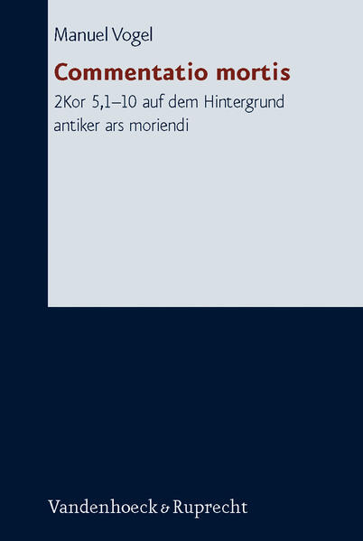 Die Auslegungsgeschichte von 2.Kor 5,1-10 zeigt die Bedeutung dieses Textes für die frühchristliche Eschatologie und die Verwirrung darüber, was Paulus hier überhaupt hat sagen wollen. Die Äußerung von H.J. Holtzmann, dass »die Geschichte der Exegese dieser dunkelsten und brüchigsten Stelle im ganzen paulinischen Gedankenbau nur Ratversuche aufweist« (1911), gilt im Grunde bis heute.Dieser Studie gelingt es erstmals, 2.Kor 5,1-10 schlüssig als Teil der Apologie des Paulus in 2. Kor 2,14-7,4 auszulegen. Eine auf breiter Quellenbasis durchgeführte Einordnung des Textes in den Diskurs antiker ars moriendi zeigt, dass der Apostel damit befasst ist, sich anhand seines vorbildlichen Todesverständnisses als respektable Persönlichkeit und legitimer Apostel der korinthischen Gemeinde darzustellen.