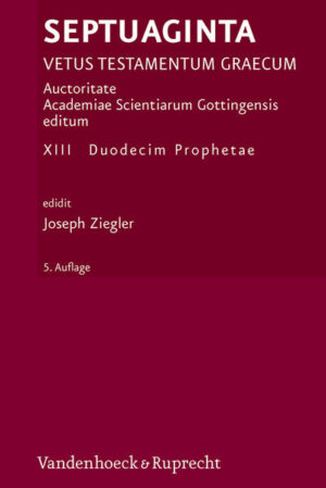 Die vorliegende Edition der Septuagintafassung des Zwölfprophetenbuches (Dodekapropheton) stellt eine grundlegende Neubearbeitung der erstmals 1943 erschienenen und danach nur unwesentlich veränderten Ausgabe Joseph Zieglers dar. Die wesentlichen Änderungen betreffen eine vollkommen überarbeitete und ergänzte Einleitung, die Berücksichtigung der in den Jahren 1952 und 1961 entdeckten und in das 1. Jh. n.Chr. zu datierenden Nahal Hever Rolle 8HevXIIgr (Ra. 943), die Neukollation ausgewählter Textzeugen, wie etwa des Grottaferrata-Palimpsests A XV aus dem 8. Jh. n. Chr. (Ra. 393), sowie die Neubewertung der altarmenischen und altgeorgischen Überlieferung. Durch eine erneute Sichtung der indirekten Überlieferung auf Grundlage moderner Ausgaben konnten zudem wesentliche Fehler im Apparat beseitigt werden. Wo es notwendig erschien, wurde der hexaplarische Apparat überarbeitet. Überdies erleichtern eine Vereinfachung des Apparates durch Auflösung der sogenannten e silentio-Stellen und die Hinzufügung von Kopfleisten zur Anzeige der positiven Bezeugung erheblich die Benutzbarkeit der neuen Ausgabe.