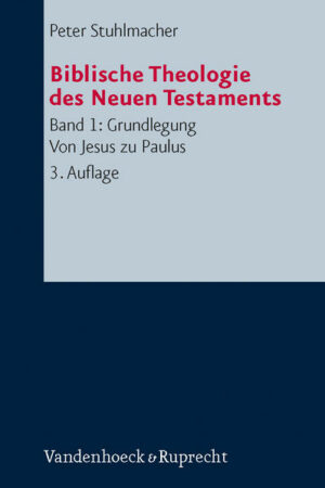 Peter Stuhlmacher gives a comprehensive overview of models and hypotheses that play a significant role in developing a biblical theology of the New Testament. He traces the biblical message back to Jesus, to the early Christians and to Paul. The result is a profound study of the New Testament and a sophisticated contribution to New Testament scholarship.