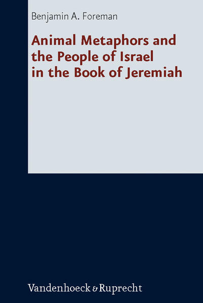 Though interest in the use of metaphor in the Hebrew Bible has gained momentum in recent years, there is, to date, no investigation which concentrates exclusively on the animal metaphors in the book of Jeremiah. In this book, the author brings to light this neglected area of study by examining the language and imagery of the animal metaphors for the people of Israel in the book of Jeremiah. The contribution that these metaphors make to the theology of the book is given special attention, and since different interpretations have been given to many of the metaphors in question, the author resolves some of the questions regarding the meaning of these images in his in-depth study. Additionally, scholars have not tended to research metaphors for the nation of Israel and thus this volume draws attention to a particular subject which has largely been overlooked.In chapter one Foreman familiarizes the reader with the major theoretical approaches to metaphor and spells out the approach taken in his investigation. Eighteen metaphors are then thoroughly analyzed in chapters two, three, and four. These metaphors are grouped into three categories, each of which constitutes a chapter: pastoral metaphors, mammal metaphors, and bird metaphors. Chapter five draws the results of the inquiry together. This study reveals how animal metaphors make important theological claims about the nation of Israel and demonstrates that they are essential elements of the message of the book of Jeremiah. Foreman’s elucidation of the language and imagery of the animal metaphors for the people of Israel leads to a richer understanding of these metaphors and ultimately contributes to a more precise interpretation of the message of the book of Jeremiah as a whole.