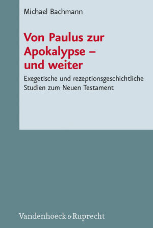 An earlier anthology of M. Bachmann (NTOA 40: Antijudaismus in the Letter to the Galatians?) was concerned above all with the Letter to the Galatians and took the position that this polemic was not anti-Jewish, although often misconstrued as such-even though there was indeed abundant anti-Jewish sentiment in the pagan Christian church. That volume, which appeared in 1999, caused considerable discussion because of its suggestion that Paul´s reference to “erga nomou” (Galatians 2,16 et al.) was pointing to the “boundary markers” (J.D.G. Dunn) as well as to the Halakhot. To this was added the controversy of another volume edited by Bachmann in 2005 entitled “Lutheran and New Perspectives on Paul.” This collection of articles extended the discussion and included studies on other themes on which Bachmann had written very innovatively in the past decades (Paul´s logic, critical interpretation of the Letter to the Hebrews (particularly 2,1-4 and 5,1-10), the heavenly temple in the Gospels of Luke and John, the positive depiction of the apocalyptic horseman, history of Bible reception and art history).This collection of some 30 articles begins with a methodological contribution (first published here): Bachmann proclaims a historically oriented method of interpretation which unites synchronous and diachronous approaches, as opposed to the method (of U. Luz among others) that stresses more subjective vantage points.