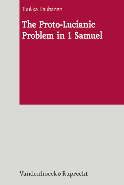 The Lucianic text of the Historical Books is demonstrably a late, recensional text, but it has numerous curious agreements with the earliest witnesses against B and the majority of the manuscripts. Tuukka Kauhanen aims at throwing light on this »proto-Lucianic problem« in 1 Samuel (1 Kingdoms) by taking a comprehensive view of all the relevant witnesses. Kauhanen concludes that there are significantly less of actual proto-Lucianic readings than has often been supposed and refutes the old theory of the »proto-Lucianic recension«.