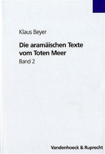 Dieser zweite Band vervollständigt die Quellensammlung der aramäischen Texte vom Toten Meer. Es enthält und ergänzt die Texte aus dem ersten Band, übernimmt aber die meisten Texte des Ergänzungsbandes nicht.