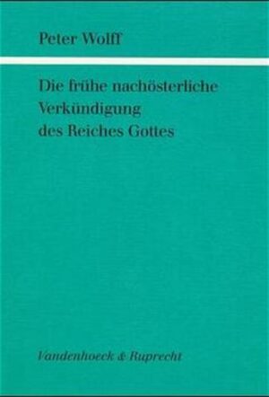 Peter Wolff untersucht »Die frühe nachösterliche Verkündigung des Reiches Gottes«. Dafür schaut er sich sowohl die paulinische als auch die synoptische Tradition an.