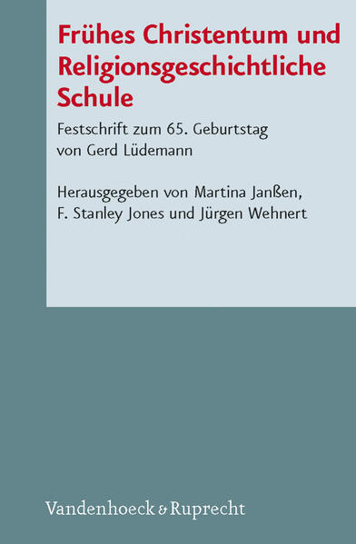 This festschrift unites exegetical and research-historical studies on early Christianity and the religio-historical school written by colleagues, coworkers and former students of Gerd Lüdemann from Germany, Scandinavia, the United States and Japan. The spectrum of topics is broad, and they stem from the many fields of interests Lüdemann has written about-the exegesis of the New Testament, the reconstruction of the history of early Christianity as well as research on the influential religio-historical school of thought.