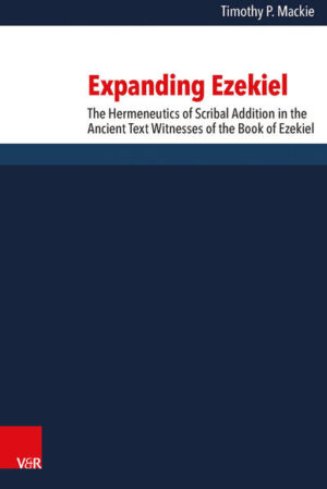 Timothy P. Mackie focuses on the quantitative differences between the Greek and Hebrew text witnesses of the book of Ezekiel and explores the interrelationships between the production, transmission, and interpretation of scriptural scrolls by Jewish scribes during the late Second Temple period. A comparison of the Hebrew Masoretic text and Greek Septuagint versions of Ezekiel provides a large body of evidence for the phenomenon of “scribal expansion,” instances where scribes added words and phrases into the body of the text.Mackie starts off by laying out a methodology for identifying scribal additionsamong the many textual differences between the Hebrew and Greek text-forms of Ezekiel. Having compiled an index of such quantitative differences, he proposes a descriptive typology for categorizing and analyzing the different types of additions in order to understand their purpose and significance. The body of the book is a commentary on all the various types of scribal expansion.The scribal additions in Ezekiel show how scribes expressed reverence for the text’s divine authority, by not only by preserving the sacred text, but supplementing it in order to increase its coherence and clarity for future readers. They also demonstrate an awareness of an emerging collection of scriptural scrolls in the post-exilic Judean community and represent attempts to coordinate Ezekiel with other parts of that collection.Ultimately, the scribal expansions in Ezekiel provide a glimpse into the intersection of scriptural interpretation, scribal production, and the transmission of these texts. Mackie’s Conclusions are relevant not only for text-critical scholarship on the Hebrew Bible, but also for research on the early history of Jewish scriptural exegesis and scribal culture.