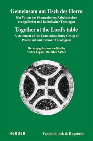 Gibt es ökumenische Perspektiven im Hinblick auf die Feier von Abendmahl und Eucharistie? Der ökumenische Arbeitskreis evangelischer und katholischer Theologen hat sich erneut mit dieser Thematik befasst. Auf der Grundlage eigener und anderer international anerkannter Studien legt er ein theologisches Votum vor: Die erreichten Übereinstimmungen in der Lehre von Abendmahl/Eucharistie und Amt sind zwischen römisch-katholischer und evangelischer Kirche hinreichend, um sich wechselseitig zur Feier von Abendmahl/Eucharistie einladen zu lassen.