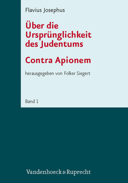 Dies ist die erstmalige Wiedergabe der gesamten Bezeugung dieses mehrfach, aber schlecht überlieferten Textes-sei sie direkt oder indirekt, sei sie griechisch, lateinisch oder armenisch. Der griechische Text von Niese (1889) wird emendiert, dabei von zahlreichen Korruptelen geheilt, und neu übersetzt. Beigaben liefern einen detaillierten Variantenapparat, Klärungen ägyptologischer und semitistischer Fragen und einen kurz gehaltenen Kommentar zu Begriffs- und Sachfragen. Die ausführliche Einleitung befasst sich mit Zustandekommen und Überlieferung dieses Werkes, des letzten seines bekannten Autors, und sie würdigt es als eine Apologie für die Besonderheit des Judentums seit ältesten Zeiten, im Römischen Reich und seither. Ein »Konflikt der Kulturen« bildet sich darin ab, der erst im 20. Jahrhundert, nach der Schoa und den von ihr angestoßenen Lernprozessen, an Schärfe verloren hat.