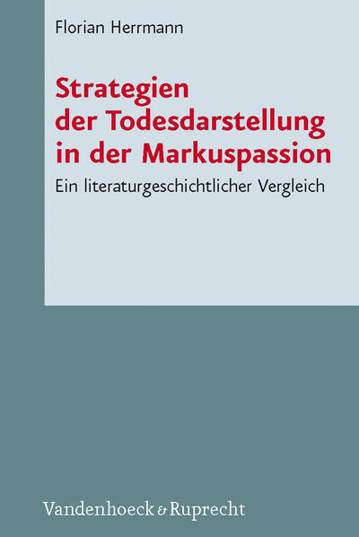 Florian Herrmann unternimmt den Versuch, den Passionsbericht des Markusevangeliums in den Kontext frühjüdischer und pagan-antiker Todesberichte einzuordnen. Im literaturgeschichtlichen Vergleich wird die christologische Akzentsetzung der Passionserzählung deutlich. Die Vergleichsbasis bilden 50 Todesberichte aus der ganzen Antike, die in deutscher Übersetzung gesammelt zur Verfügung gestellt werden-vom Tod des Sokrates bis zu rabbinischen Martyrien. Berücksichtigt werden nicht nur Martyrien und Märtyrerakten, sondern auch Biographieschlüsse und Todesberichte in historiographischen und polemischen Werken.Die Methode der Untersuchung orientiert sich an den literarischen Strategien, mit denen die Texte das Todesereignis deutend in Literatur umsetzen. Sie nimmt narratologische Fragestellungen auf und macht sie für einen literaturgeschichtlichen Vergleich fruchtbar. Die aus den Vergleichstexten ablesbaren Darstellungsstrategien bilden das Feld, in das der Passionsbericht eingeordnet wird. Es zeigt sich, dass sich die Markuspassion in ihren literarischen Mitteln, ihrem Geltungsanspruch und auch in ihren Produktionsbedingungen weitgehend problemlos in den Kontext der untersuchten pagan-antiken und frühjüdischen Texte einfügen lässt, dass sie diese Mittel aber in den Dienst einer christologischen Durchformung der Erzählung stellt. Dagegen vermeidet es Markus, Jesu Sterben als einen »edlen Tod« zu deuten. Es ergeben sich zudem Aufschlüsse für eine differenzierte eigene Gattung.