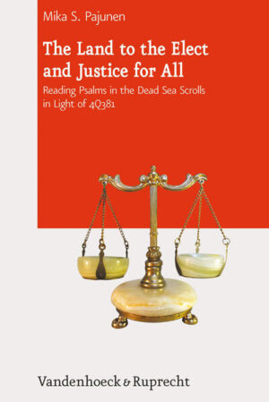 Mika S. Pajunen contributes both to the understanding of manuscript 4Q381 from the Dead Sea Scrolls and to broader issues related to the reconstruction of damaged scrolls and to the reading of psalms in late Second Temple Judaism. The author focuses especially on the collection of “apocryphal” psalms in 4Q381 and other similar psalm collections, but it is also of interest to the ongoing search for the functions of psalmody in this period.A material reconstruction of manuscript 4Q381 has been made to determine the original placement of all the substantial fragments within the scroll. The reconstruction shows there to be eight psalms in the preserved scroll. A thorough analysis of all of them is incorporated in this study, including a critical Hebrew text and the first English translation of the psalms, a basic outline of the psalms’ content with comments on their details, and a presentation of their overall message.All the psalms in 4Q381 discuss specific periods of time. The first three psalms cover a period from the Creation to the expected future of a group identified as God’s chosen ones. These are followed by five pseudepigraphic psalms that are named in this study as Praise of the Man of God (David), Praise of Hezekiah, Penitential Prayer of Manasseh, Lament of Josiah, and Penitential Prayer of Jehoiachin. The psalms in 4Q381 make up a consistent whole that is shown to function as a unified lesson on the justice of God toward his elect.In this investigation 4Q381 is placed into its proper place inside some of the larger developments and ideologies perceivable within late Second Temple Judaism. For instance, 4Q381 is part of the general trends discernible in psalmody of this period, namely, a general increase in reflection upon the past and the use of wisdom motifs. But in addition, 4Q381 also gives evidence of a perception of psalms as sources of history that is in the end found to be a much broader phenomenon.