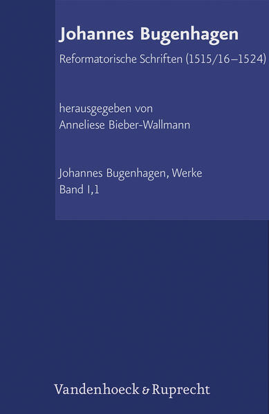 This edition documents for the first time the literary contribution Johannes Bugenhagen made in preparing the birth of the Reformation. His reformatory teachings as well as excerpts from his lectures had a tremendous influence on Protestant piety.With this edition of his Latin, early New High German and Low German texts Anneliese Bieber-Wallmann documents his literary contribution to the rise of the Reformation. The earliest sources reveal how much Johannes Bugenhagen was initially influenced by humanism. While in Pomerania he attempted to improve Latin instruction and reform views on piety to conform to Biblical aspects.From his time in Wittenberg from 1521 on we have many leaflets of his with simple depictions of the Reformation teachings as well as excerpts from exegetical lectures that had a profound effect on subsequent Protestant views of piety.