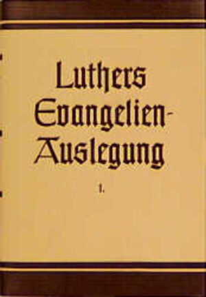 Dies ist der erste Band von Luthers Evangelienauslegung. Es geht um die Weihnachtsgeschichte und Vorgeschichten im Matthäus- und Lukasevangelium. Genauer um Mattäus 1-2 und Lukas 1-2