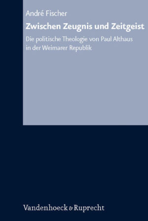 Paul Althaus was a prominent figure of a German Protestantism that was eager to rechristian the Nation in a time of political uproar. Focusing on his publications between 1918 and 1933, André Fischer examines Althaus’ work and points at his attraction and his resistance to the upcoming German National Socialism.