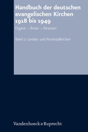 Auf dem Territorium des Deutschen Reiches befanden sich zwischen 1918 und 1948/49-und sei es nur temporär-insgesamt 56 Landes- und Provinzialkirchen, die in dieser Zeit den gliedkirchlichen Zusammenschlüssen des deutschen Gesamtprotestantismus angehörten. In dem in seinem räumlichen, zeitlichen und methodischen Zuschnitt neuartigen Nachschlagewerk wird trotz der zum Teil schwierigen Quellenlage in bislang nicht dagewesener Vollständigkeit die personelle Besetzung der Leitungsgremien und Ämter dieser Kirchen dokumentiert. Darüber hinaus gibt das Handbuch Auskunft über die territoriale Entwicklung und die verfassungsgeschichtlichen Weichenstellungen der einzelnen Kirchen, über die zahlreichen landeskirchlichen Sonderpfarrämter sowie über die Leitungsämter der kirchenpolitischen Gruppierungen des innerprotestantischen Kirchenkampfes zwischen 1933 und 1945. Dabei werden nicht nur die institutionellen und personellen Umbrüche im deutschen Protestantismus sichtbar, die durch die politischen Umbrüche von 1918, 1933 und 1945 ausgelöst worden sind, sondern auch die Kontinuitätslinien. Großes Gewicht legen die Autoren auf die gleichberechtigte Darstellung der in den Gremien und Ämtern mitwirkenden Laien.