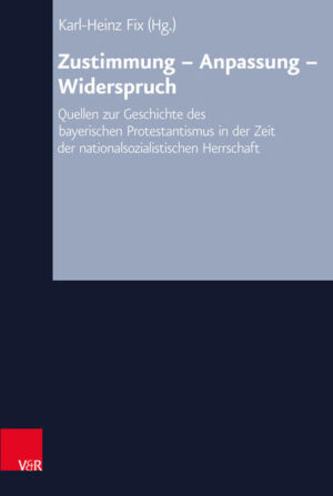 Mit über 950 Quellen wird ein breites Panorama des bayerischen Protestantismus unter den Bedingungen einer christentumsfeindlichen Diktatur entworfen. Aus den Quellen wird deutlich, weshalb und mit welchen Denkfiguren evangelische Christen die Möglichkeit einer Koexistenz von Kirche und Nationalsozialismus bei gleichzeitiger früher Erfahrung einer konsequent antikirchlichen Politik sehen konnten und welche für Nachgeborene unverständliche Widersprüche aus dieser Position resultierten. Die Quellensammlung ist weder einseitig auf den sogenannten Kirchenkampf in Bayern noch allein auf das Handeln der Kirchenleitung fixiert. Vielmehr werden in 13 Kapiteln Quellen unterschiedlichster Provenienz (Kirchenleitung, Pfarrern, Laien, Staats- und Parteistellen) zu einer Vielzahl kirchlicher Handlungsfelder, zu theologischen und kirchenpolitischen Debatten, zum kirchlichen Alltagsleben sowie zur Haltung gegenüber dem nationalsozialistischen Staat, seinen Repräsentanten und seinen Handlungen dargeboten.