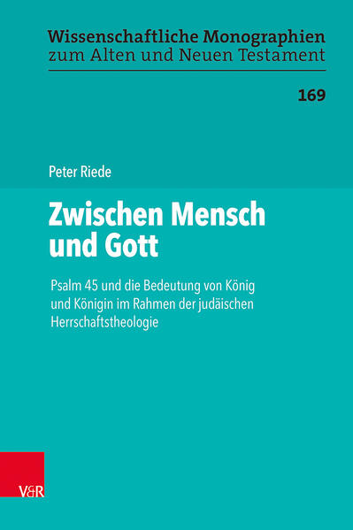 Ps 45 entfaltet Grundlagen der judäischen Herrschaftstheologie und spiegelt in besonderer Weise die Verhältnisse am Königshof mit den dort üblichen Kommunikationsstrukturen und Zeremonien. In seinem Zentrum steht zum einen der König, dessen Rolle und Amt durch kriegerische und juridische Funktionen bestimmt ist und so die Außen- und Innendimension von Herrschaft erfasst. Als Amtsträger, nicht als Person ist er „zwischen Mensch und Gott“ platziert, hat teil an göttlichen Qualitäten und kann daher auch als „Gott“ tituliert werden. An der Seite des Königs ist als weiblicher Teil des Königtums die Königin, der ebenfalls eine Sonderrolle zukommt, steht sie doch zwischen König und Volk und hat wesentlichen Anteil am Erhalt der Dynastie. Peter Riede arbeitet die kompositionellen und die motiv- und traditionsgeschichtlichen Zusammenhänge des Psalms heraus und macht sie für eine Rekonstruktion des Hof- und Palastlebens in Juda fruchtbar. Dabei zeigt sich, dass die den Psalm prägenden Bildkonstellationen Teil eines kulturübergreifenden Repertoires sind, das sich auch in der Bildkunst nachweisen lässt.